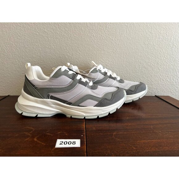 A New Day Indigo Sneaker Womens Sz 9.5 Gray Memory Foam Comfort Athletic Shoes - Picture 3 of 10